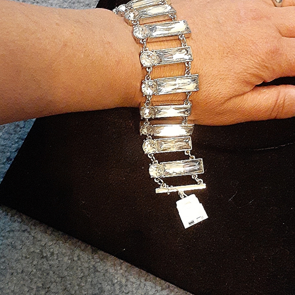 Bling fun. New cz chunky bracelet